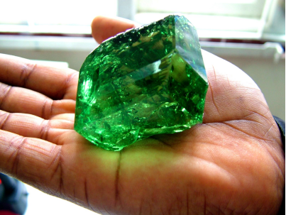 Green Garnet Crystal